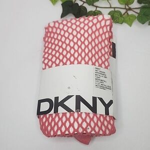 DKNY Pink Fishnet Tights Made in Italy New